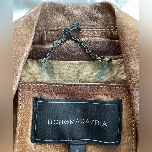 BCBG Moto Leather Jacket XS - Picture 12 of 15